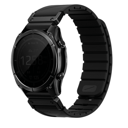 Garmin 26mm Fluo Manyetik Kordon - Siyah 3