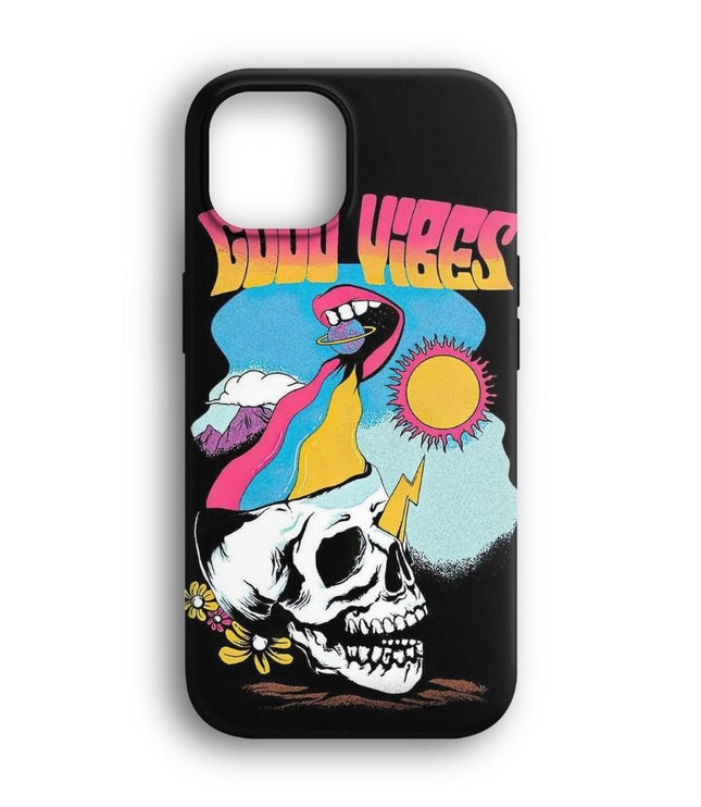 Good Vibes Skull Telefon Kılıfı