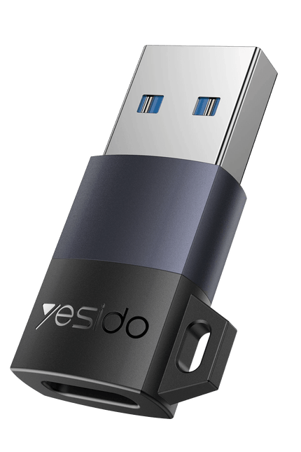 GS34 USB to Type-C 480 Mbps Data ve 18W Hızlı Şarj Destekli OTG Dönüştürücü