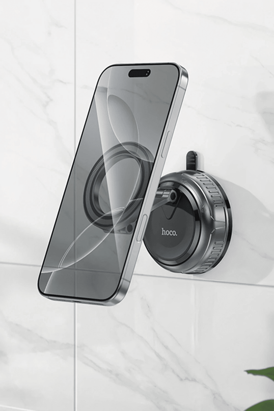 H92 360 Derece Dönen Vakumlu Manyetik Telefon Tutucu 7