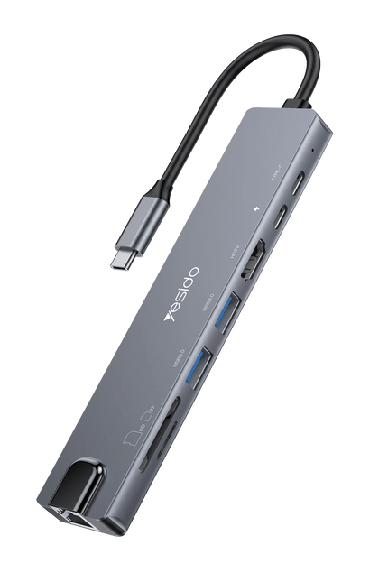 HB27 8in1 100W PD 1 GBPS Ethernet 4K Hub Dönüştürücü