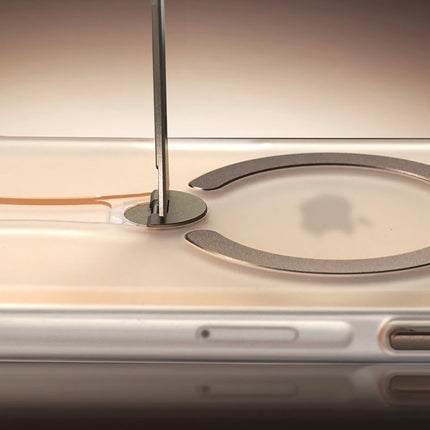 iPhone 15 Pro Max HBC-354 Kunlun Standlı Magsafe Kapak Kılıf - Çöl Titanyum 4