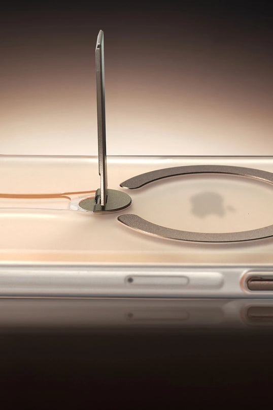 iPhone 16 HBC-354 Kunlun Standlı Magsafe Kapak Kılıf - Siyah 4