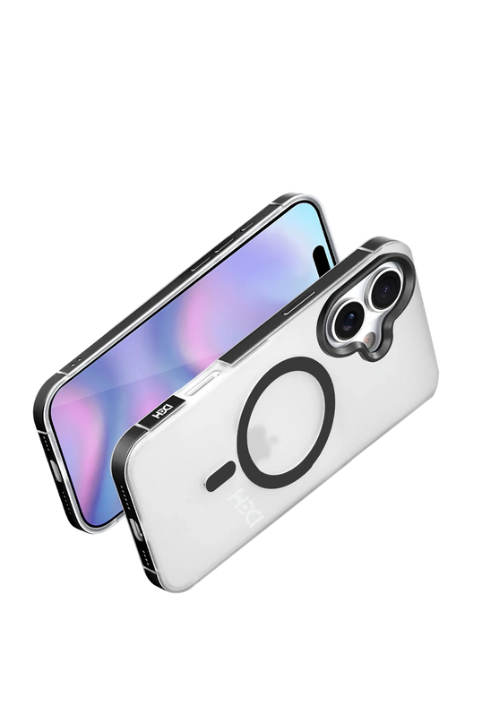 iPhone 17 HBC-394 Himalayas Magsafe Kapak Kılıf - Siyah 3
