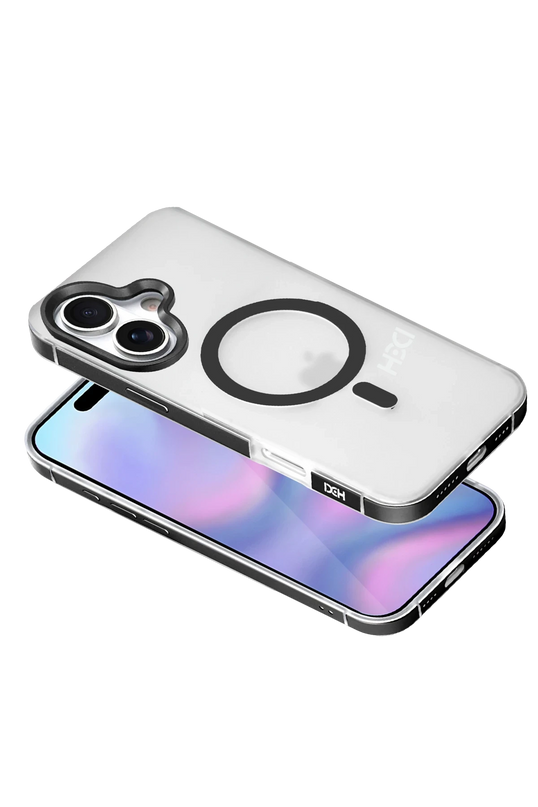 iPhone 17 HBC-394 Himalayas Magsafe Kapak Kılıf - Siyah 2