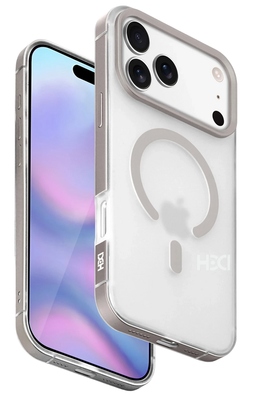 iPhone 17 Pro Max/18 Pro Max HBC-394 Himalayas Magsafe Kapak Kılıf - Titan Gri
