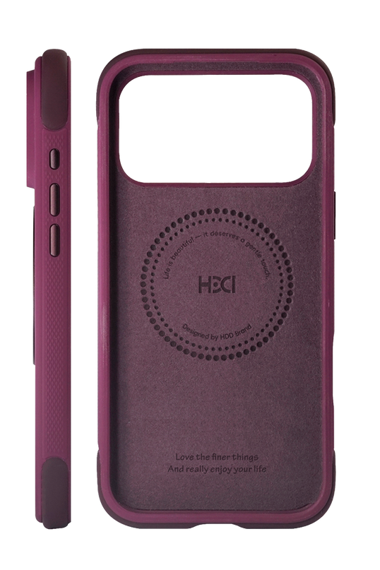 iPhone 18 Pro/17 Pro HBC-476 Upsal Standlı Magsafe Kapak Kılıf - Bordo 3