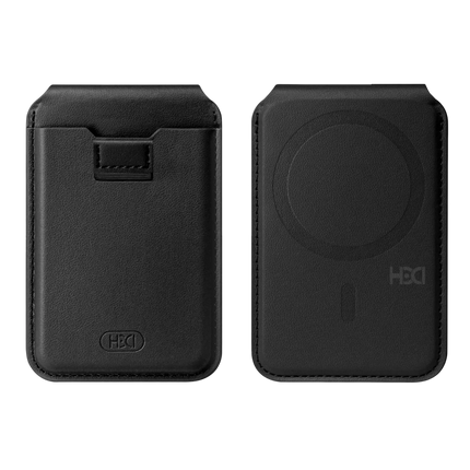 HS-020 Namib Stand Özellikli MagSafe Cüzdan - Siyah