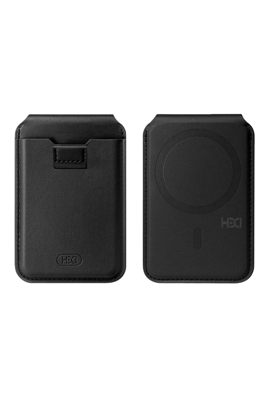 HS-020 Namib Stand Özellikli MagSafe Cüzdan - Siyah