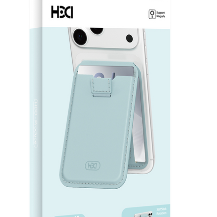 HS-020 Namib Stand Özellikli Magsafe Kartlık - Su Yeşili 4