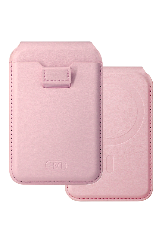 HS-020 Namib Stand Özellikli MagSafe Cüzdan - Pembe 3