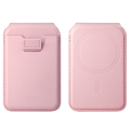 HS-020 Namib Stand Özellikli MagSafe Cüzdan - Pembe