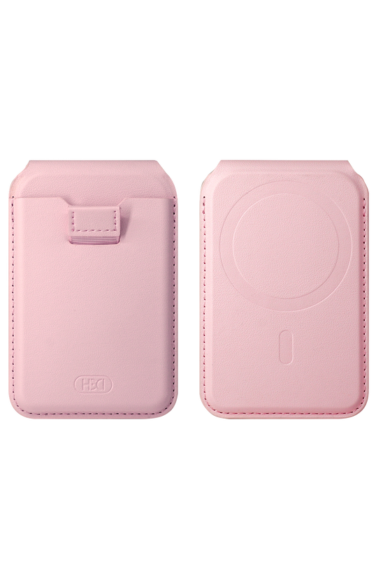 HS-020 Namib Stand Özellikli MagSafe Cüzdan - Pembe