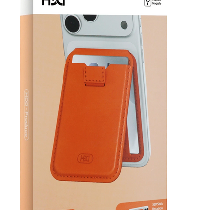 HS-020 Namib Stand Özellikli Magsafe Kartlık - Turuncu 8