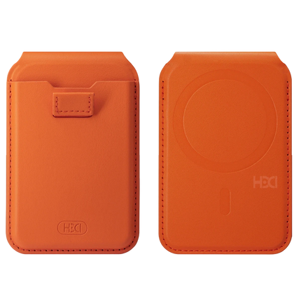 HS-020 Namib Stand Özellikli MagSafe Cüzdan - Turuncu