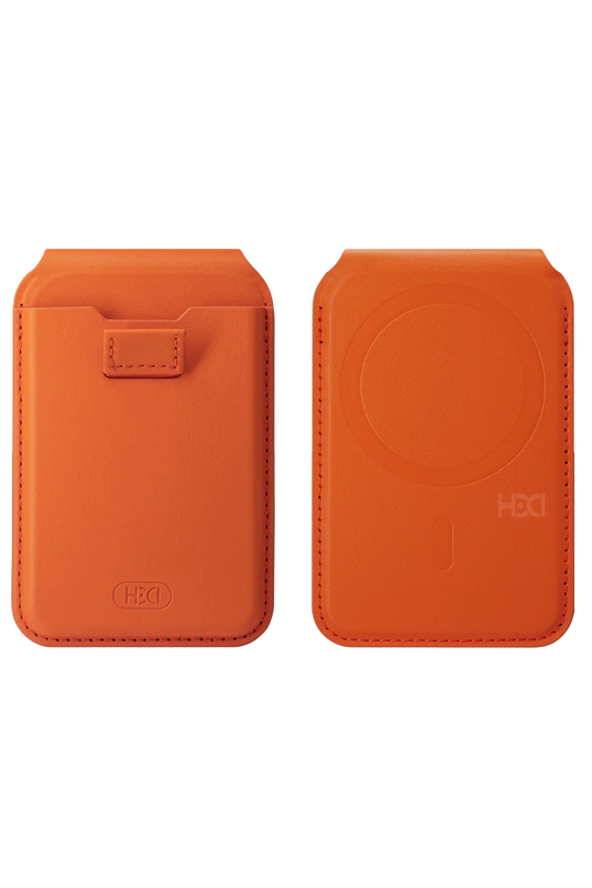 HS-020 Namib Stand Özellikli MagSafe Cüzdan - Turuncu