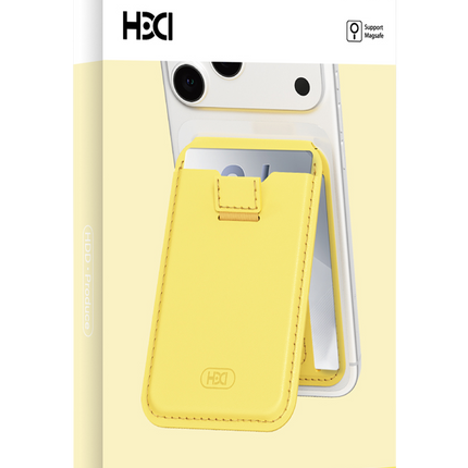 HS-020 Namib Stand Özellikli Magsafe Kartlık - Sarı 4