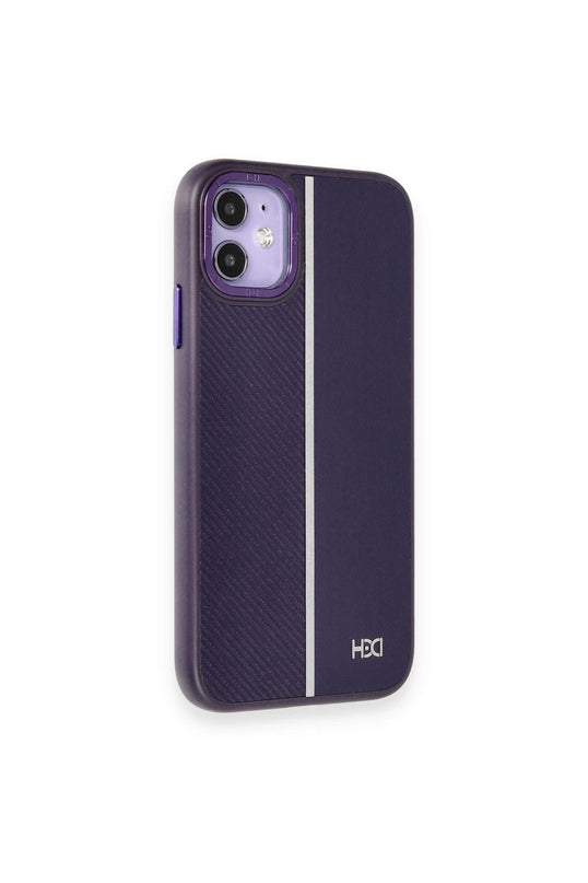 iPhone 11 HBC-155 Lizbon Kapak Kılıf - Derin Mor 2