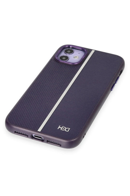 iPhone 11 HBC-155 Lizbon Kapak Kılıf - Derin Mor 4