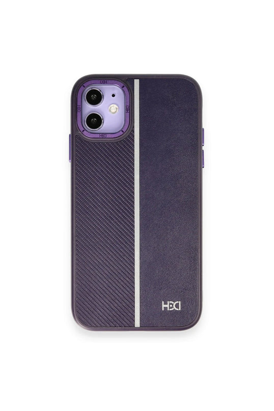 iPhone 11 HBC-155 Lizbon Kapak Kılıf - Derin Mor