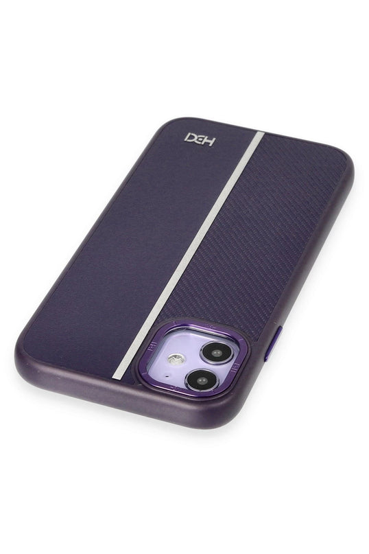 iPhone 11 HBC-155 Lizbon Kapak Kılıf - Derin Mor 3