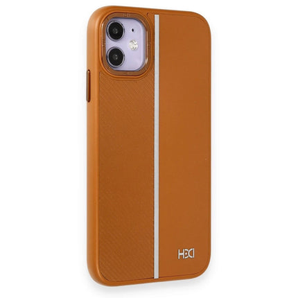 iPhone 11 HBC-155 Lizbon Kapak Kılıf - Kahverengi 2