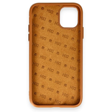 iPhone 11 HBC-155 Lizbon Kapak Kılıf - Kahverengi 5