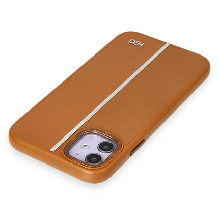 iPhone 11 HBC-155 Lizbon Kapak Kılıf - Kahverengi 4