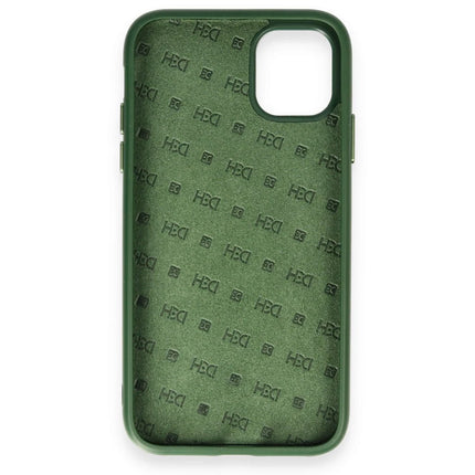 iPhone 11 HBC-155 Lizbon Kapak Kılıf - Koyu Yeşil 5