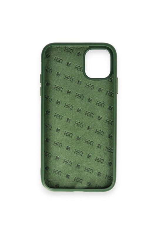 iPhone 11 HBC-155 Lizbon Kapak Kılıf - Koyu Yeşil 5