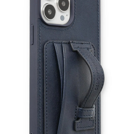 iPhone 13 Pro HD Deri Kartvizitli Kapak Kılıf - Lacivert 4