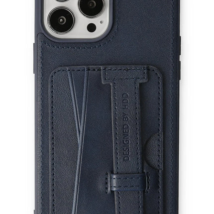 iPhone 13 Pro HD Deri Kartvizitli Kapak Kılıf - Lacivert