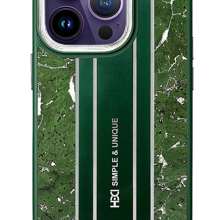 iPhone 14 Pro HBC-188 Astra Kapak Kılıf - Koyu Yeşil