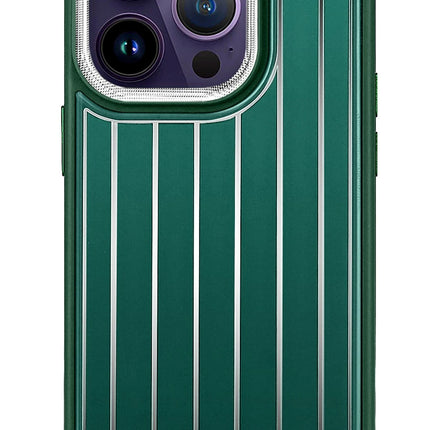 iPhone 14 Pro HBC-190 Kolaj Kapak Kılıf - Koyu Yeşil