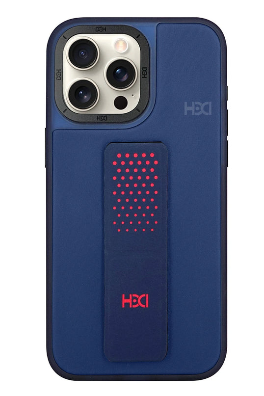 iPhone 14 Pro Max HBC-239 Colombo Standlı Kapak Kılıf - Lacivert