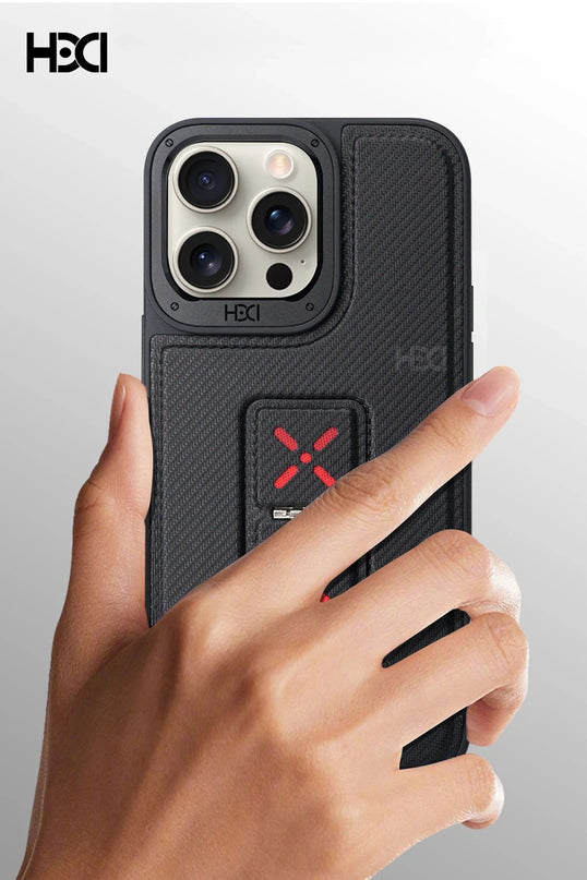 iPhone 14 Pro Max HBC-248 Lima Standlı Kapak Kılıf - Siyah 3