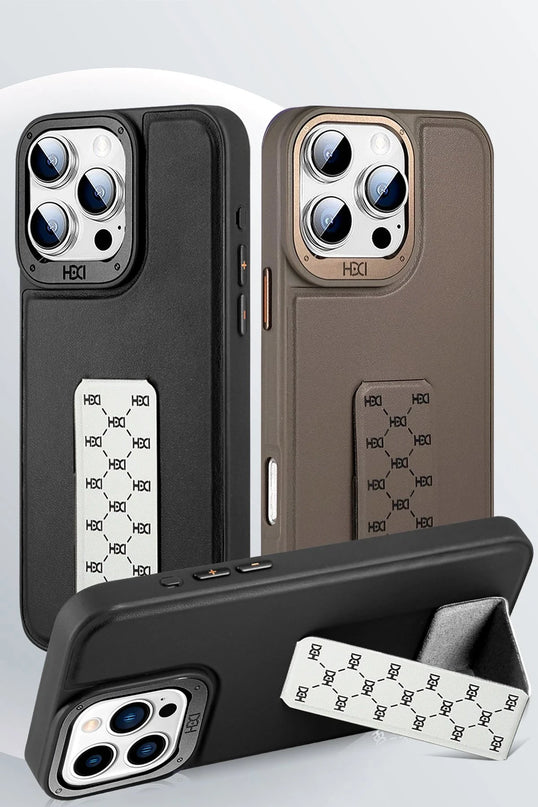 iPhone 14 Pro Max HBC-265 Madrid Magsafe Standlı Kapak Kılıf - Derin Mor 2