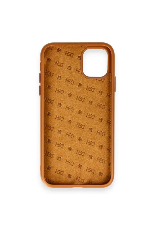 iPhone 14 Pro Max HBC-155 Lizbon Kapak Kılıf - Kahverengi 4