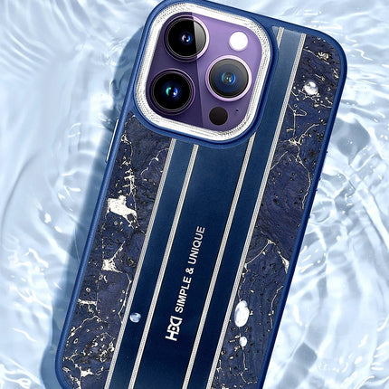 iPhone 14 Pro Max HBC-188 Astra Kapak Kılıf - Lacivert 9