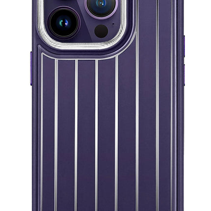 iPhone 14 Pro Max HBC-190 Kolaj Kapak Kılıf - Derin Mor