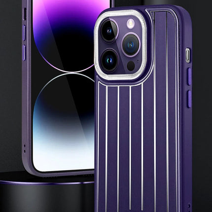 iPhone 14 Pro Max HBC-190 Kolaj Kapak Kılıf - Derin Mor 6