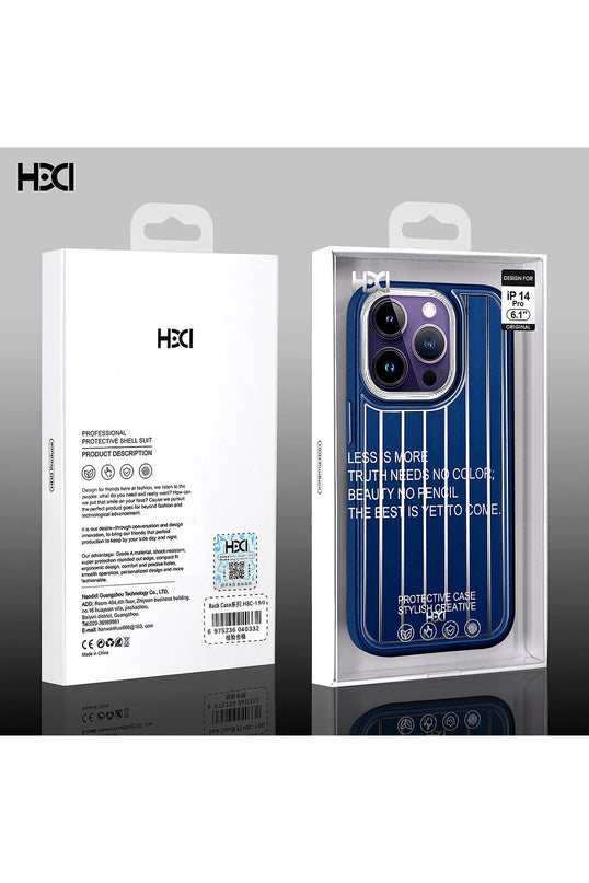 iPhone 14 Pro Max HBC-190 Kolaj Kapak Kılıf - Koyu Yeşil 3