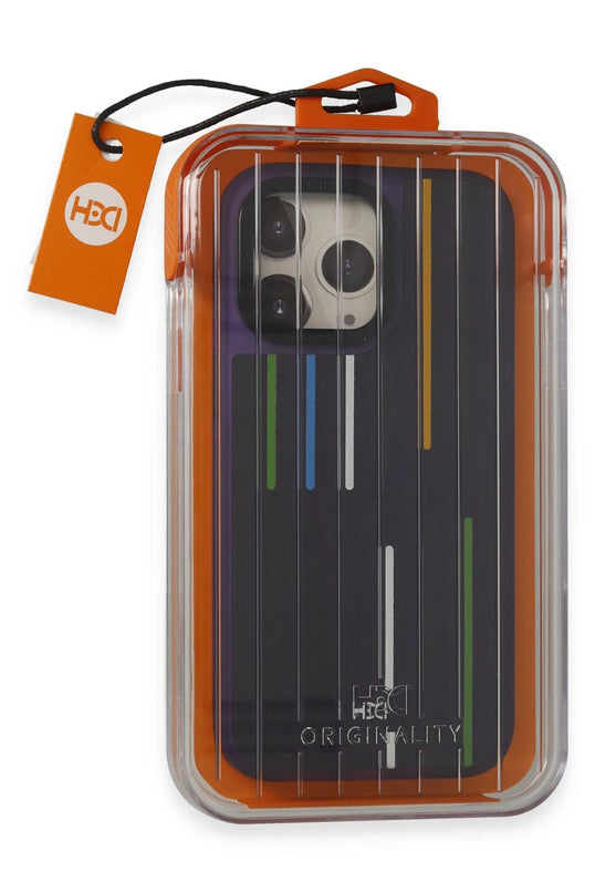 iPhone 14 Pro Max HBC-221 Roma Kapak Kılıf - Derin Mor 2