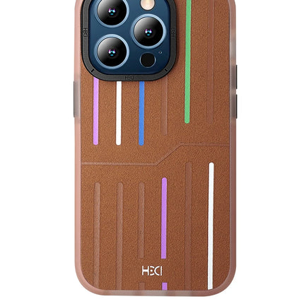 iPhone 14 Pro Max HBC-221 Roma Kapak Kılıf - Kahverengi