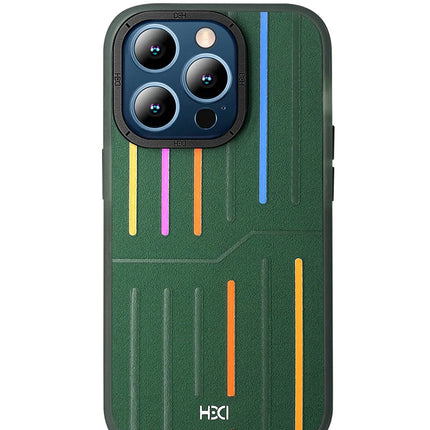 iPhone 14 Pro Max HBC-221 Roma Kapak Kılıf - Koyu Yeşil