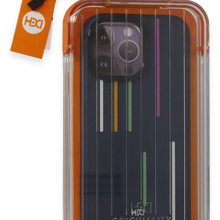 iPhone 14 Pro Max HBC-221 Roma Kapak Kılıf - Lacivert 2