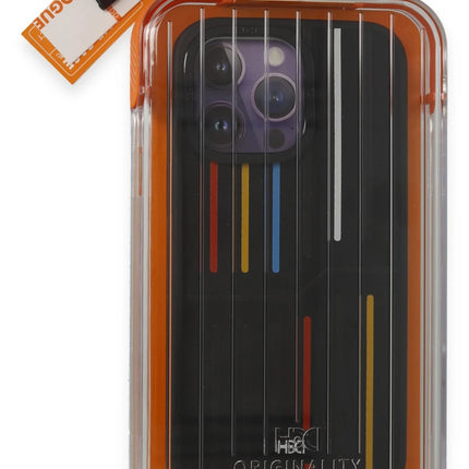 iPhone 14 Pro Max HBC-221 Roma Kapak Kılıf - Siyah 2
