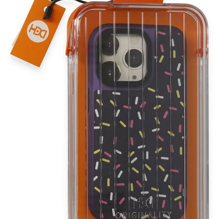 iPhone 14 Pro Max HBC-222 Bern Kapak Kılıf - Derin Mor 2