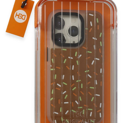 iPhone 14 Pro Max HBC-222 Bern Kapak Kılıf - Kahverengi 2