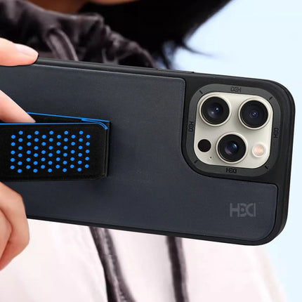 iPhone 15 Pro HBC-239 Colombo Standlı Kapak Kılıf - Mor 4